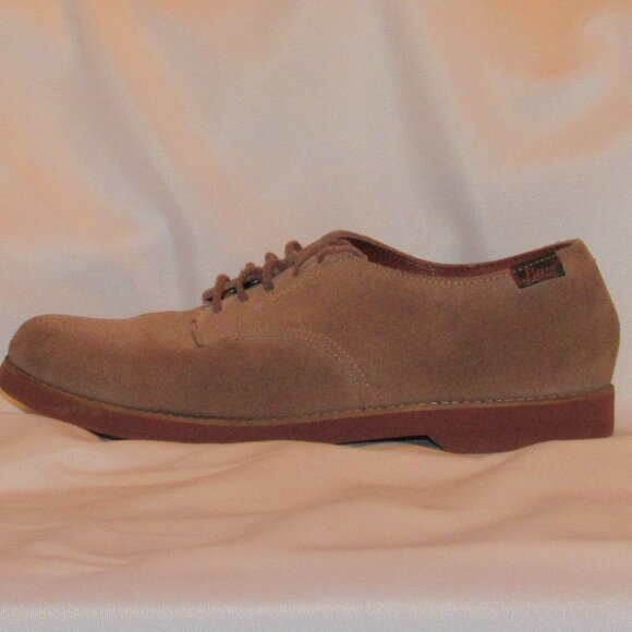 G.H. Bass & Co Exeter Tan Suede Leather (5723) Shoes Men's Size 11 Made in USA - Picture 9 of 12